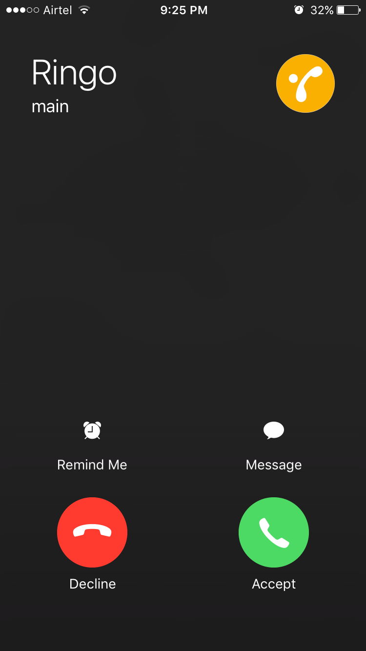 call screen