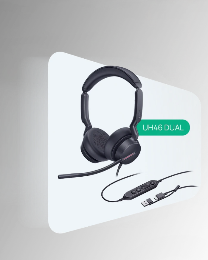 Yealink UH46 USB Wired Dual Headset